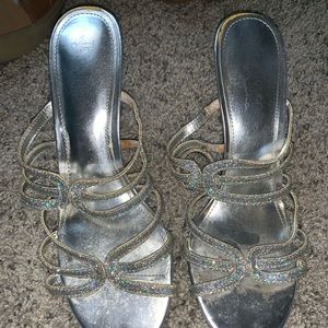 Sparkly high heels